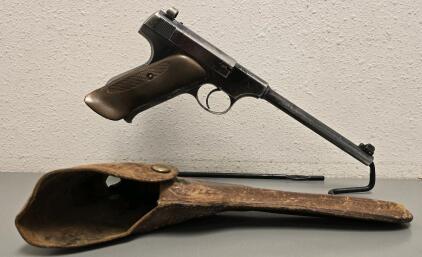 Colt Woodsman .22 Long Rifle Automatic Pistol, Serial 71942, with Holster