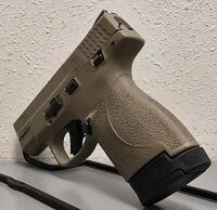 Smith & Wesson M&P 9 Shield Plus, 9mm, Tan Finish, Serial JND3575 - 3