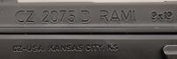 CZ 2075 D RAMI 9mm Semi-Automatic Pistol, Serial D067720 - 7