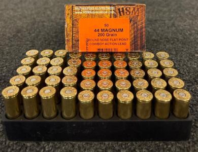 44 Mangum 200 Grain Ammunition
