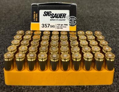 357 Sig 125 Grain Ammunition