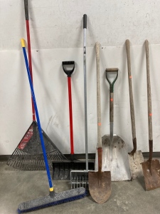 Assortment Of Yard And Gardning Tools