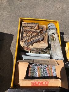 Assortment Of Nails And Saw Blades