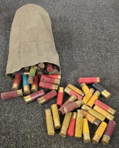 Bag Of Mixed 12 and 20 Gauge Shotgun Shells- Unknown Exact Count