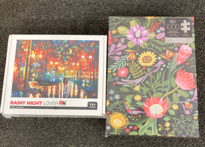 (2) 1000 Piece Puzzles