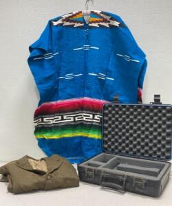 Hard Plastic Case 18x14 / Pancho / Dress Coat ( No Size Listed )