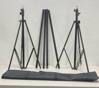 Twin Tripods with Horizontal Bar with Soft Bag