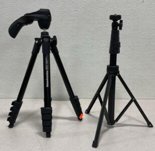 Manfrotto Camera Tripod MKC3-H01 and Small Tripod