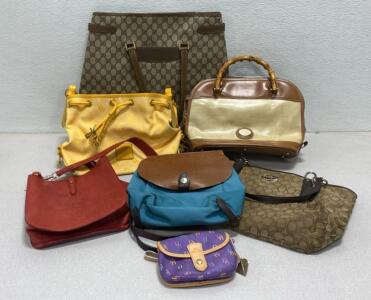 Designer Purses (7) Gucci / Dooney and Burke / Coach / Hiatt