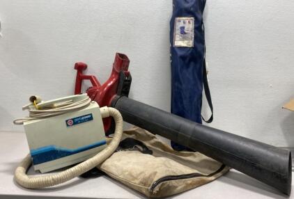 Working Toro Ultra Blower Vac / Working Hoover Porta Power / Sports Chair