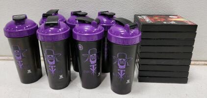 (7) Perfect Shaker Performa WWE Hero Series The Undertaker Blender Cup (9) Red Hot Reaper One Chip Challenge Box