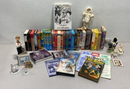VCH Tapes / DVD&rsquo;s / CD&rsquo;s / and Figurines