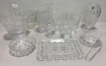 Waterford Crystal Vase / Crystal Baskets and Bowls