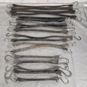 (19) Assorted 10", 15", 20" & 21" Rubber Tarp Straps