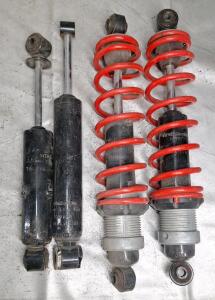 (4) Arvin Meritor Nitrex Snowmobile Shocks, (2) 7041886, (1) 7041909 & (1) 7041766