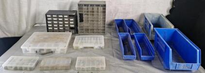 (13) Assorted Small Part Organizers / Storage Containers
