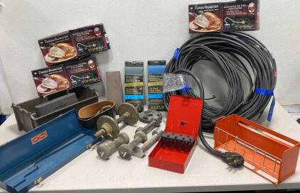 As Seen On TV - (3) Turbo Roasters / Weights / Wire and More
