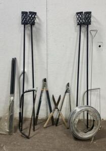 Branch and Bush Cutters / Outside Candle Posts / Drip Tubing