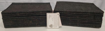(2) Hand Woven Jewelry Boxes With COA