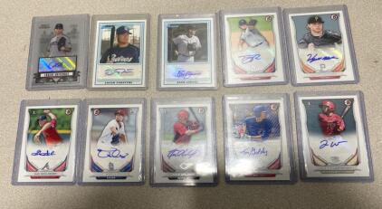 Autographed Baseball Cards (10)
