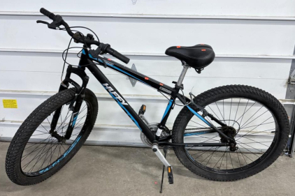 Huffy Mountain Bicycle, 24" Wheels, Front Suspension, Black/Blue