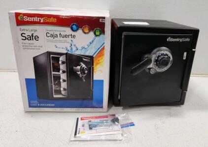 (1) SentrySafe Combination Fire And Water-Resistant Safe W/ Combination And Accessories