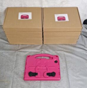 (10) Saharacase Sahara - Teddy Bear KidProof Cases For Samsung Galaxy Tab A8, Pink