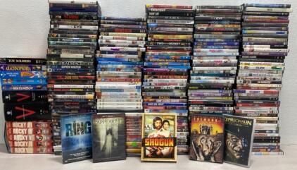 DVD&rsquo;s and VHS&rsquo;s 80+