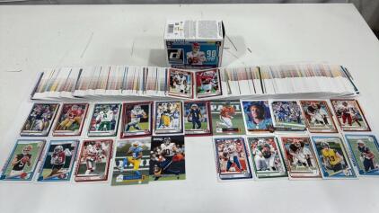 Large Assorted Lot Of 2025 Donruss Football Cards Includes Big Names Like Bo Nix Aaron Roger&rsquo;s Art Monk & more , Hall Of Famers, Rookies & Inserts