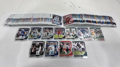 Lot Of 2024 Donruss Optic Football Cards Including Big Names Aaron Rodger&rsquo;s , C.J. Stroud, Antonio Gibson , All Star Players , HOF & More