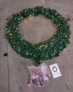 52"x 52" Giant Hanging Christmas Wreath