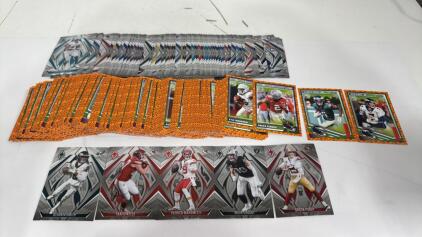 Assorted Lot Of 2024 Panini Phoenix Football & 2025 Score Football Cards Including Big Names , Rookies & All Stars . John Elway , DeVonta Smith, Maxx Crosby & More