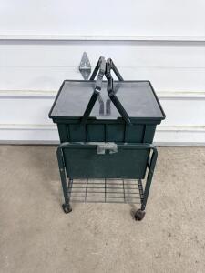(1) Heavy Duty File Shuttle Cart - Holds Up To 100lbs