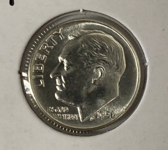 1956-D GEM Roosevelt Dime