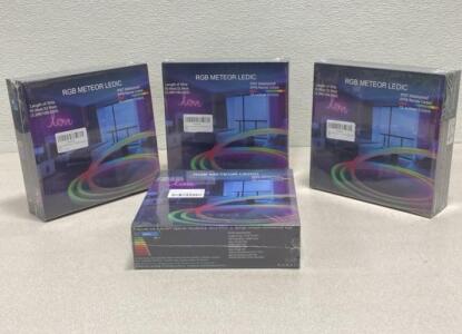 RGB Meteor Ledic (4) New in Box