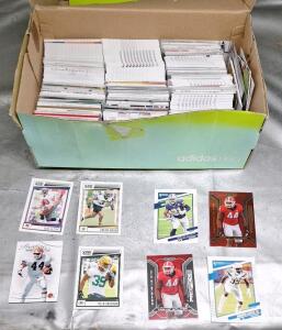 (1) Box Of Assorted Football Trading Cards, Including HOFs, Rookies & Stars