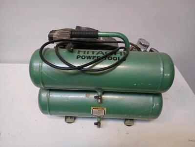 Hitachi EC12 Portable 4-Gallon Twin Stack Air Compressor