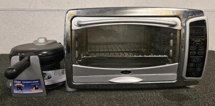 Oster Toaster Oven & Oster Flip Wafle Maker
