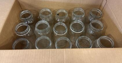 Box of Mason Canning Jars