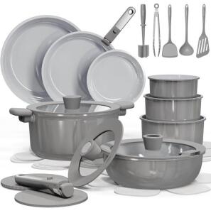 Carote 27 Piece Ceramic Nonstick Pot And Pan Set