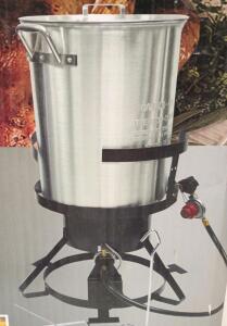 RiverGrille 30 Quart Aluminum Propane Turkey Fryer Set New In Box