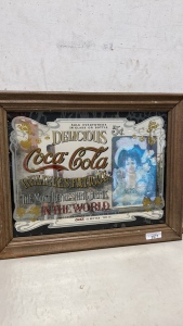 Vintage Coca-Cola Mirror.