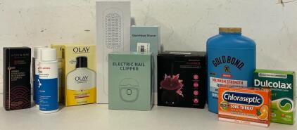 Self Care Items Including Brush Hair Straightener, Dual-Head Electric Shaver, Makeup Brush Cleaner, Electric Nail Clipper & More