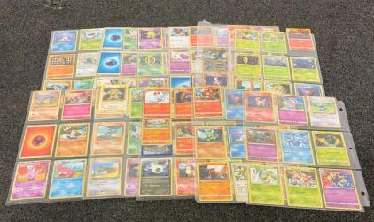 (1) Binder Filled With 30+ Pok&eacute;mon Cards!! Including (1) Mampharos, (1) Kakuna, (1) Pupitar Card, And So Many More!!