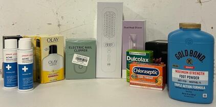 Self Care Items Including Brush Hair Straightener, Dual-Head Electric Shaver, Makeup Brush Cleaner, Electric Nail Clipper & More