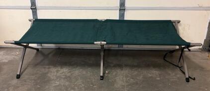 (1) Green Collapsible Cot!!