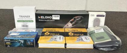 BRAND NEW PRODUCTS!! (1) 70PC Wire Ferrule Crimp Connectors Assortment Kit, (1) Water Proof Shock Collar, (1) Meloho Wireless Vacuum Cleaner, And So Much More!!