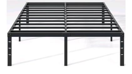 Queen Metal Bed Frame- Easy Lock System, New In Box