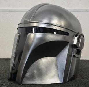 Mando Full Scale Cosplay Helmet, Resin With Padded Interior