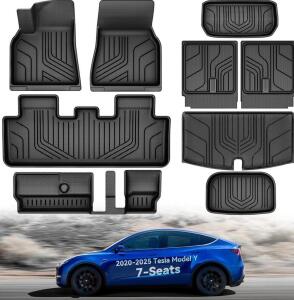 YITAMOTOR Tesla Model Y Floor Mats 7 Seater